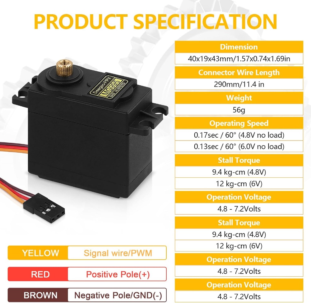 6pcs MG995 55G Micro Servo Mot - đánh giá và giá Rc Helicopter Mini