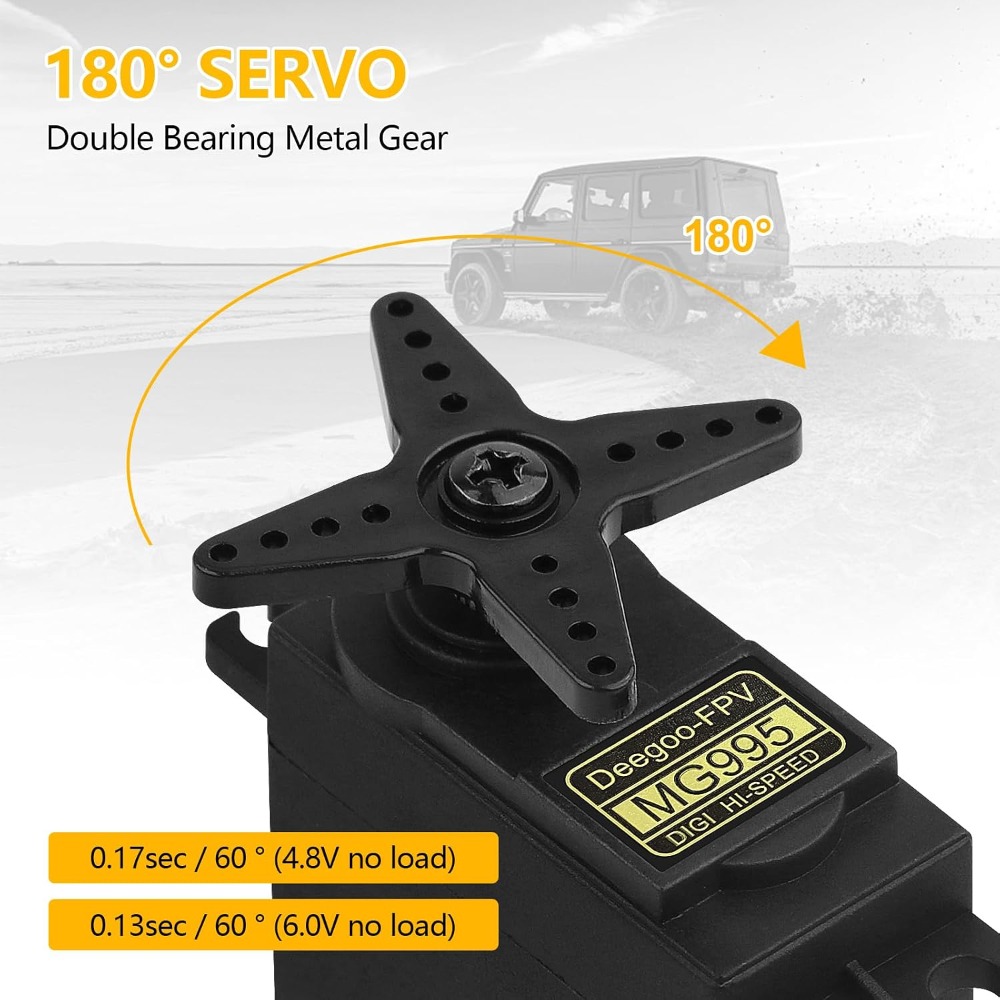 6pcs MG995 55G Micro Servo Mot - đánh giá và giá Rc Helicopter Mini