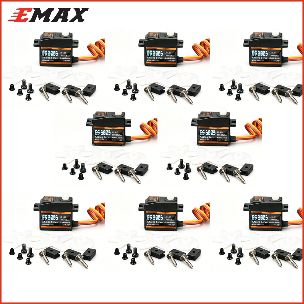 8pcs/lot Emax ES3003 4.8V-6.0V - đánh giá và giá Rc Helicopter Motor