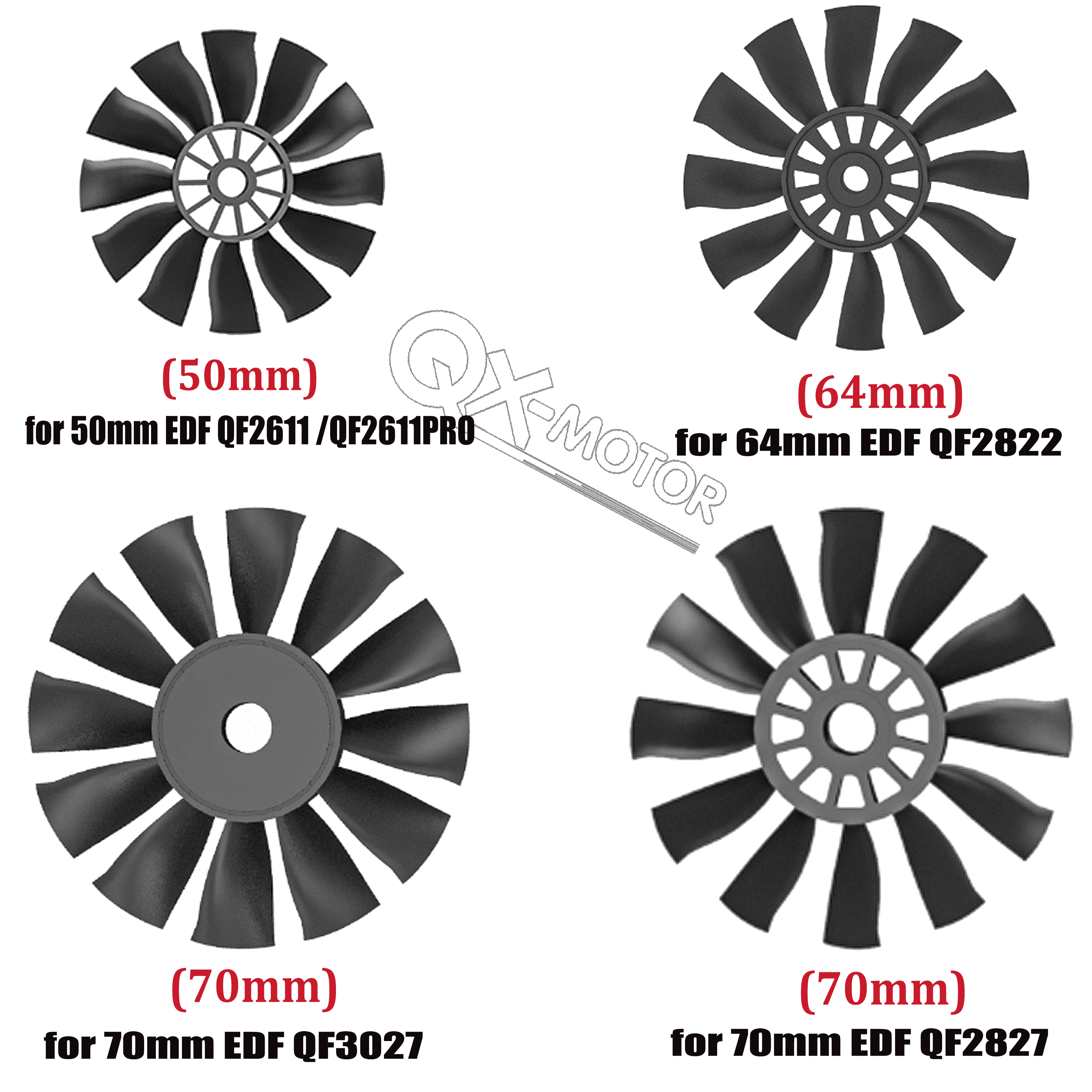 QX-MOTOR 12Blades CW CCW 70mm  - đánh giá và giá Rc Helicopter Blade