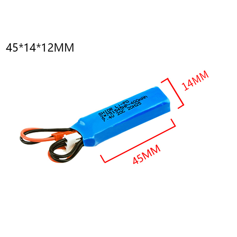 RC Car Battery 7.4V 400mah Lip - đánh giá và giá Rc Helicopter Parts