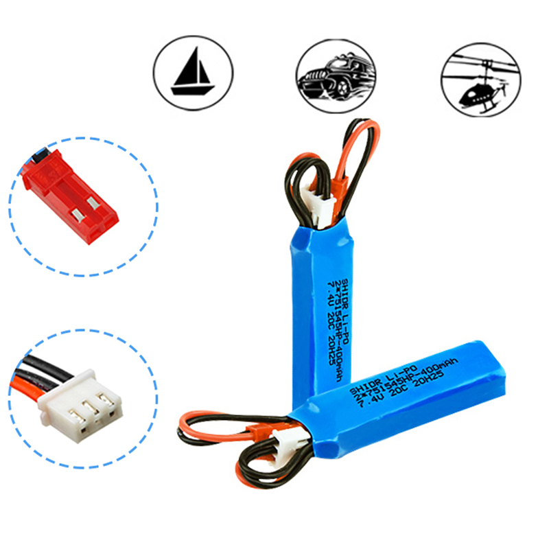 RC Car Battery 7.4V 400mah Lip - đánh giá và giá Rc Helicopter Parts
